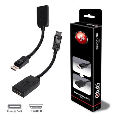 Club3d Adaptador Displayport To Hdmi Adapter Cable