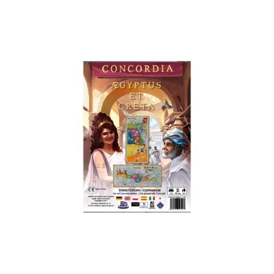 Concordia Aegyptus Creta libro dodatek gry egipt kreta juego de mesa ediciones mas que oca exp. y