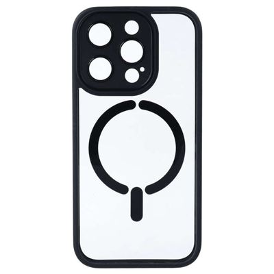 La Casa De Las Carcasas Negro Funda Bumper Compatible Con Magsafe Con Cubre Cámara Para Iphone 12 Pro Max