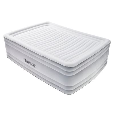 Bestway 67536 Cama hinchable nightrest queen inflador integrado 203x152x56