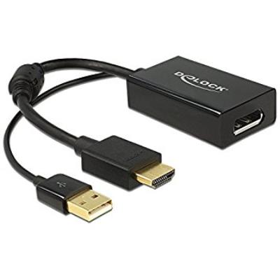 Delock Adaptador 0.245M Hdmi+Usb2.0-A/Displayport
