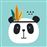 Saco Polar Pekebaby Grupo 0 Impermeable Panda turquesa_1