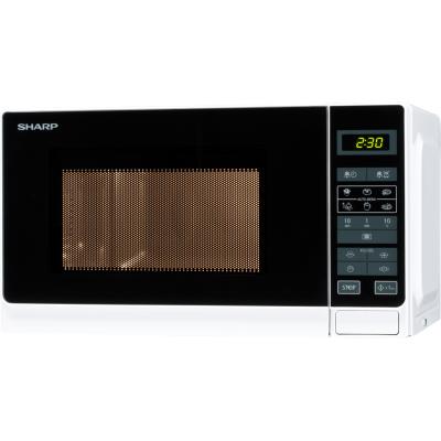 Microondas Sharp R-242 WW sin grill 20L 800W Blanco