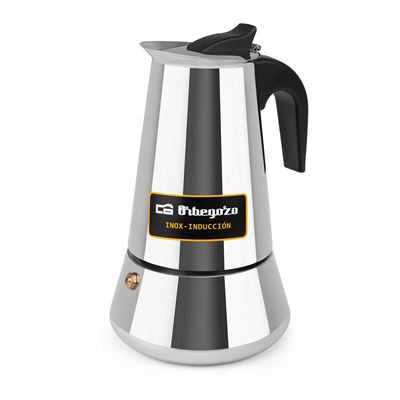 Cafetera Italiana Orbegozo Kfi 660 6 Tazas Inox