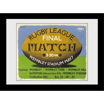 Fotografia enmarcada Transport For London Rugby 60x80cm