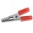 Pinza BeMatik de cocodrilo de color rojo con manguitos aislados para conexiones eléctricas 34mm_2