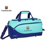 Bolso Deportivo Safta fc barcelona terceiro 1920 31.2l blanco tamaño unico viaje única turquesa 48x32x20