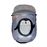 Saco Polar Pekebaby Grupo 0 Impermeable Penguin Gris_0