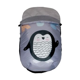 Saco Polar Pekebaby Grupo 0 Impermeable Penguin Gris