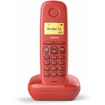 GIGASET Teléfono Fijo Inalámbrico A270 rojo