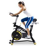 Bicicleta Estática de Spinning Profesional con Pantalla LCD A90-198 HOMCOM