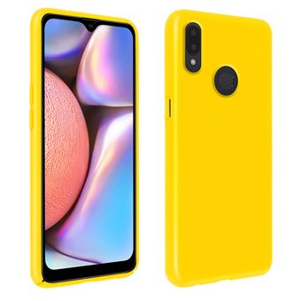 Funda Silicona Samsung Galaxy A10s Mate, Amarillo - 1