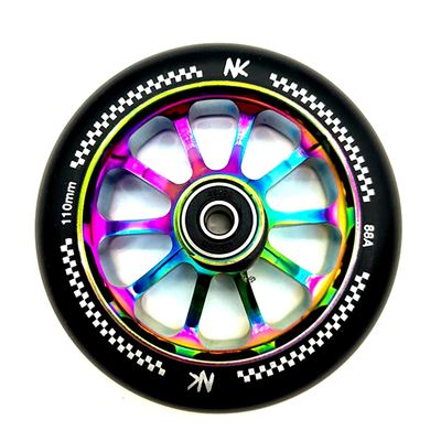 Rueda Nokaic Racing Para Patinete 110mm Rainbow