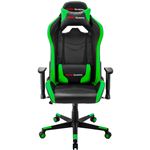 Silla gaming Mars Gaming MC3 verde, almohada y cojín lumbar, inclinación 180º, reposabrazos 2D