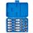 Juego de llaves tubulares Torx exterior / interior 19 piezas, Azul_2