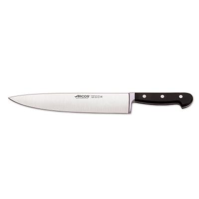 Cuchillo Cocinero Arcos Clásica 255300 De Acero Nitrum, Con Mango De Polioximetileno Y Hoja De 26 Cm En Estuche