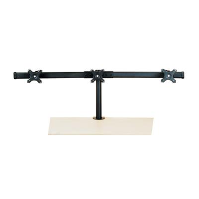 Value Triple Lcd Arm, Desk Clamp, Black - Soporte De Mesa Para Pantalla Plana