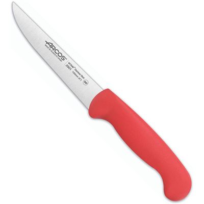 Cuchillo Verduras Arcos 2900 Rojo Hoja 100 Mm