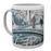 Taza Hiroshige El puente-tambor de Meguro_0