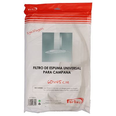 Filtro Espuma Campana Cocina Universal 60 X 45 Cm