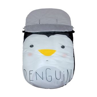 Saco Polar Pekebaby Grupo 0 Impermeable Pingüino Blanco