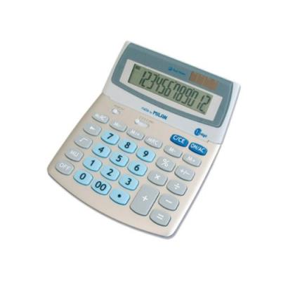 Calculadora Grande Milan De 12 Digitos 20X16X3 Cms Memoria Doble Pantalla Orientable Alimentacion Dual Celula Solar + Pila