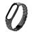 Pulsera Acero Stainless Lux + Herramienta Xiaomi Mi Band 4 Negro_0