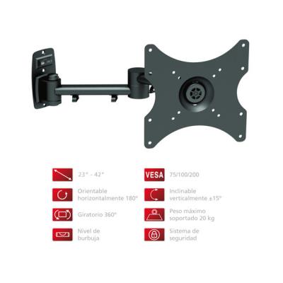 Soporte Tv Pared Fonestar Stv-647n 17"-37" 20kg Max