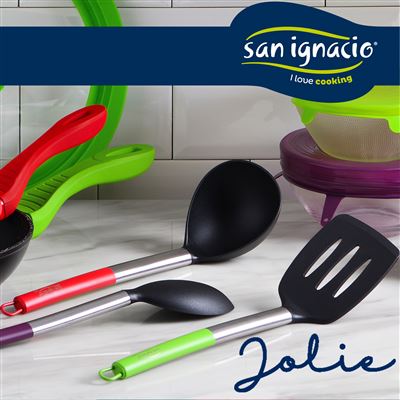 Set 3 Sartenes 18/22 y 26cm y 3 Utensilios de cocina San Ignacio Jolie -  Ollas - Los mejores precios