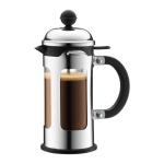 Cafetera francesa Bodum Chambord 3 Tazas Negro e Inox