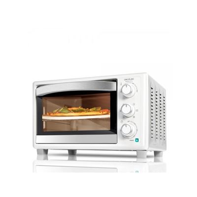 Horno de convección de sobremesa Cecotec, Bake&Toast 610 4Pizza, 1500 W, 26 litros, Blanco