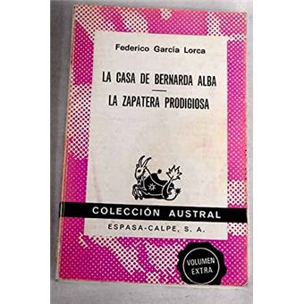 césped Sollozos Simplificar La Casa de Bernarda Alba/ La Zapatera Prodigiosa - García Lorca, Federico  -5% en libros | FNAC