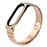 Pulsera Acero Stainless Lux + Herramienta Xiaomi Mi Band 4 oro_0