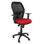 Silla de oficina Ergonómica Jorquera Brazos regulables, Red