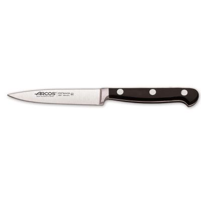 Cuchillo Mondador Arcos Clásica 255700 De Acero Nitrum, Con Mango De Polioximetileno Y Hoja De 10 Cm En Estuche