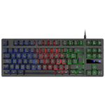 Teclado Gaming H-Mech FRGB Mars Gaming MK02 Negro, TKL, Antighosting, Idioma Español