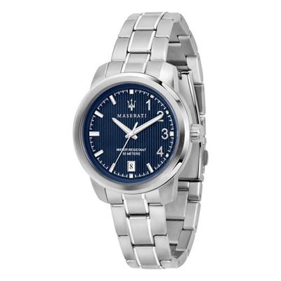 Reloj Maserati R8853137502 mujer para royale movimiento de cuarzo solo tiempo con fecha en acero polo unisex brazalete