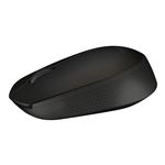 Logitech B170 RF inalámbrico Laser Negro Ambidextro - Ratón (RF inalámbrico, Oficina, Pressed buttons, Pelota, Laser, Baterías)