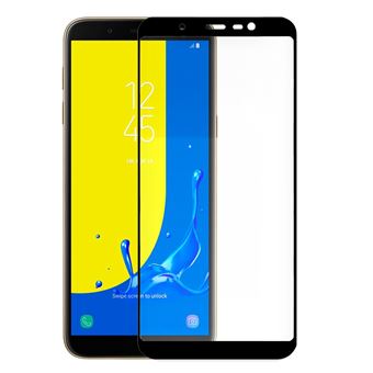 Cristal Templado Cool para Samsung J600 Galaxy J6, FULL 3D Negro