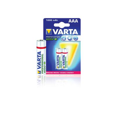 Varta Professional Rechargeable R03 Photo Battery 1.2 V 1000 Mah
