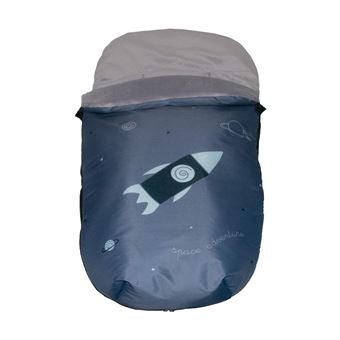 Saco Polar Pekebaby Grupo 0 Impermeable Space Adventure Gris