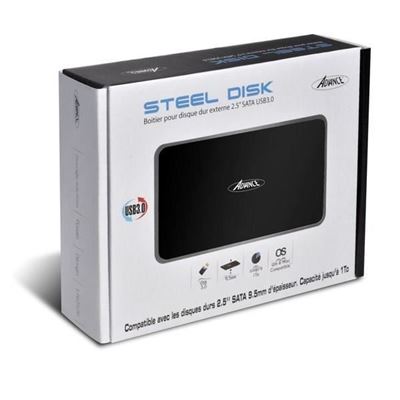 Caja de disco duro externo Advance Steeldisk USB3.0 - Para disco SATA de 2.5 pulgadas - Disco duro externo - Los mejores precios | Fnac