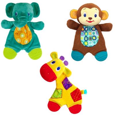 Bright Starts Peluches mordedor snuggle teethe juguete de colgar para bebe 8916 amigos mimosos bs8916