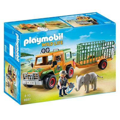 Camion Con Elefante Playmobil Wild Life