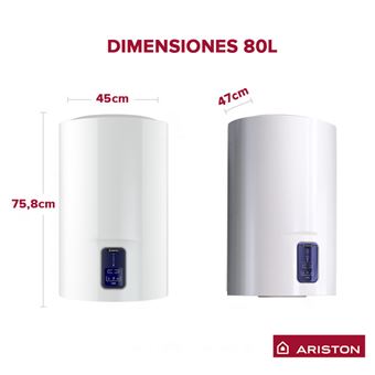 Ariston - Termo Eléctrico Blu1 Horizontal 80 l