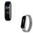Kit Pulsera Milanese Loop Cierre Magnético + Película Protectora Pantalla Gel Full Cover Xiaomi Mi Band 4 Cinza_0