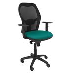 Silla de oficina ergonómica Piqueras y Crespo Modelo Jorquera tejido Bali verde claro 5