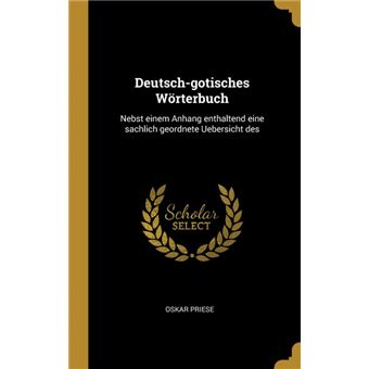 Serie ÚnicaDeutsch-gotisches Wörterbuch HardCover