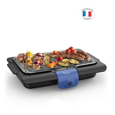 Barbacoa Moulinex Bg134812 2100 W Negro Y Azul
