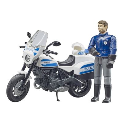 Bworld Scrambler Motocicleta Policial Ducati Bruder 62731